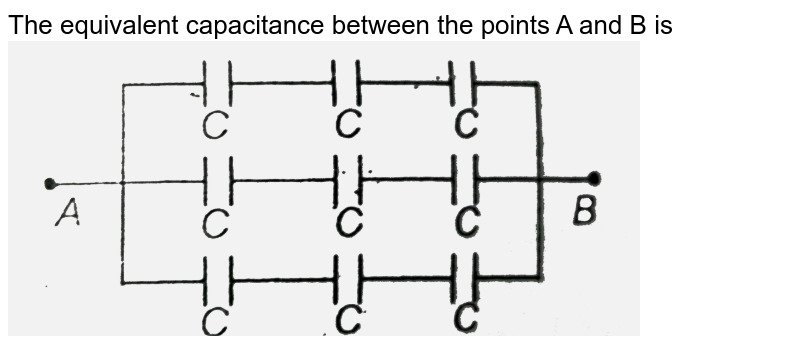 Calculate The Equivalent Capacitance Between Points A And B In Fig