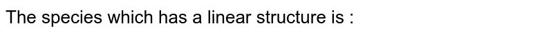 Which have linear structure?
