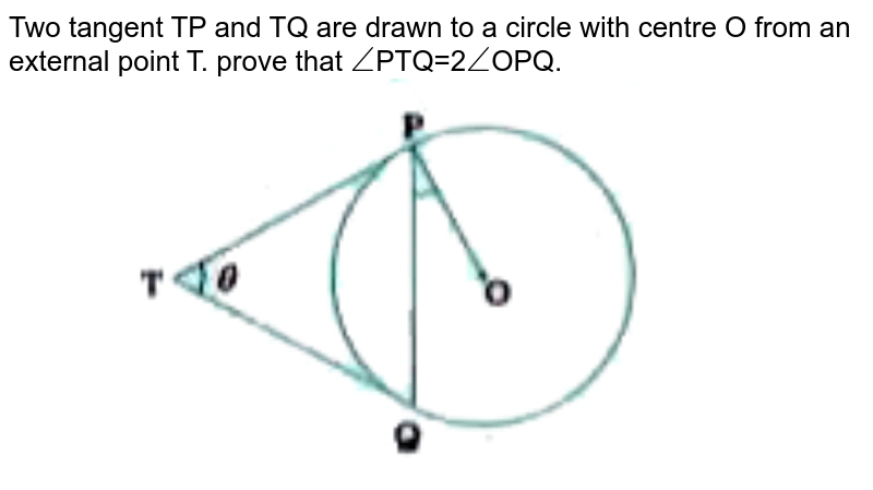 If the tangents at P and Q meet in T prove that1 TP and TQ subten