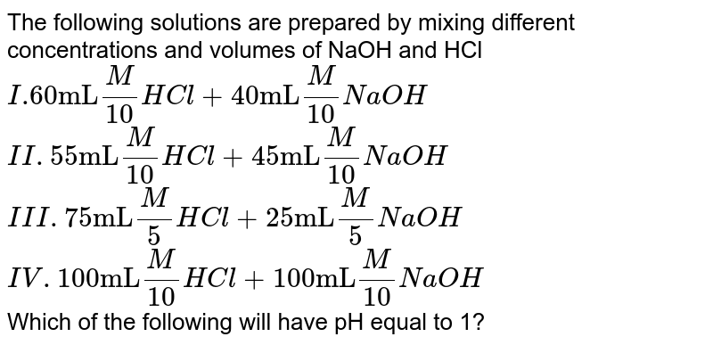 10 Ml Of Water And 5 Ml Of Sulphuric Acid Are To Be Mixed In A Bea