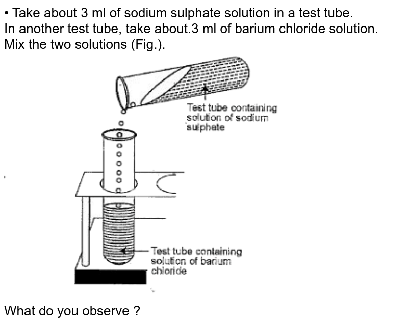 sodium sulphate solution