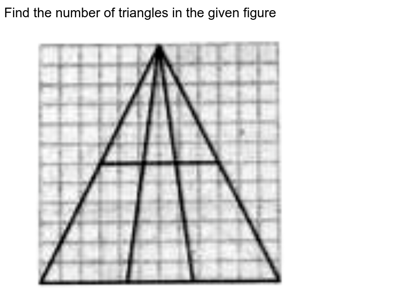 Find The Number Of Triangles Find The Number Of Triangles