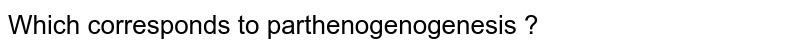 Which corresponds to parthenogenesis ? (a) Autogamy (b) Endomixis (c) Cytogamy (d) Amphimixis