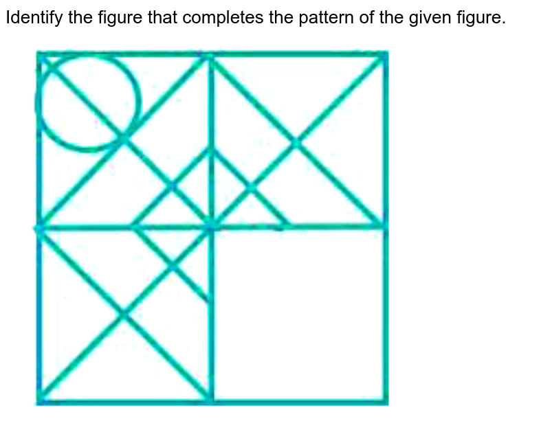 Identify the figure that completes the pattern of the given figure.