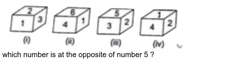 which number is at the opposite of number 5 ?