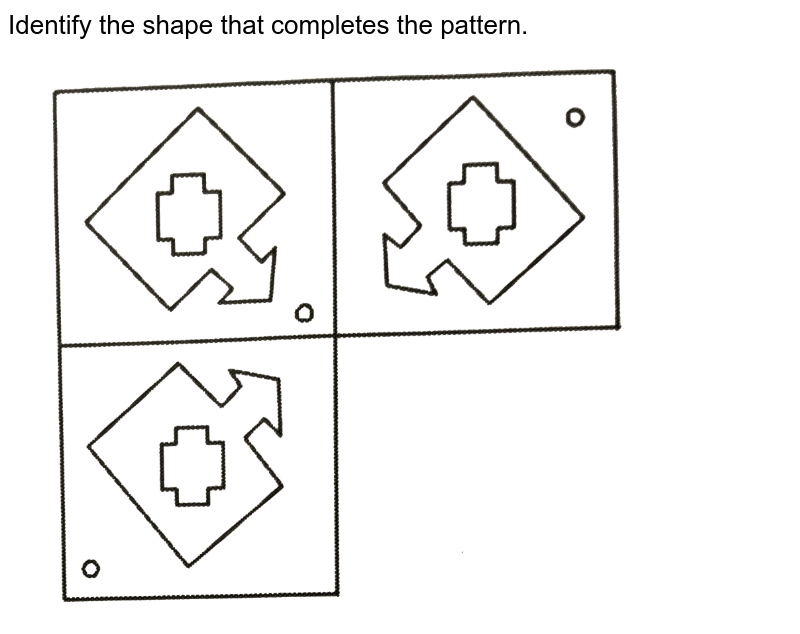 Identify the shape that completes the pattern.
