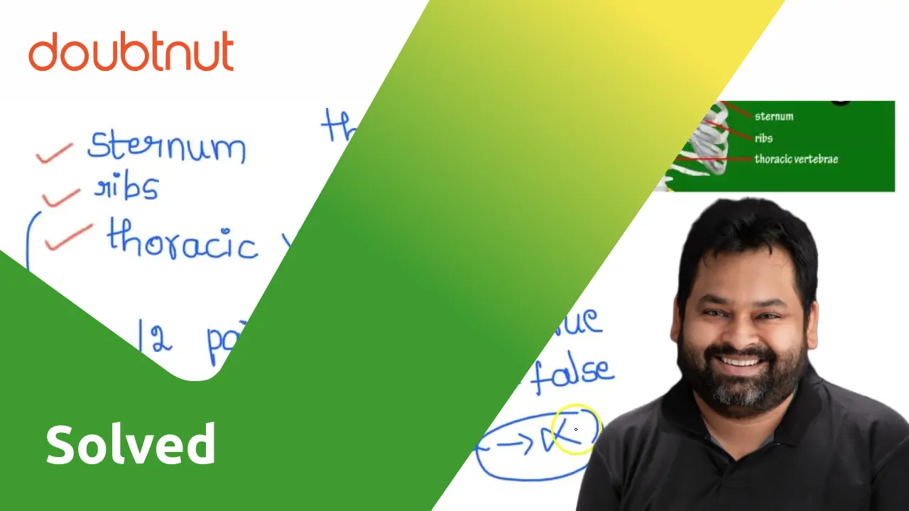 [Tamil] What are the different types of rib bones that form the rib ca