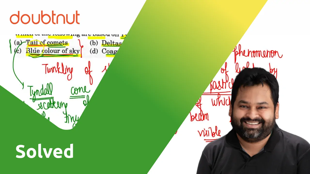 Which of the following are based on Tyndall effect?