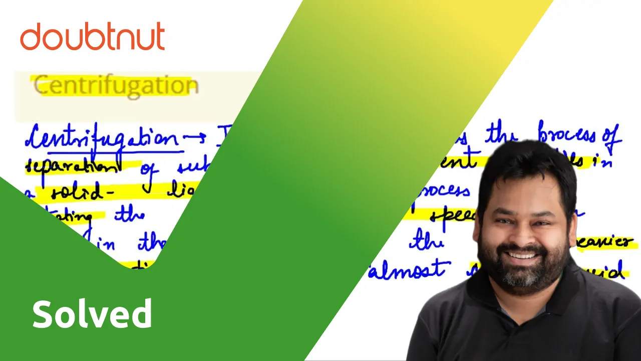 define-the-following-centrifugation