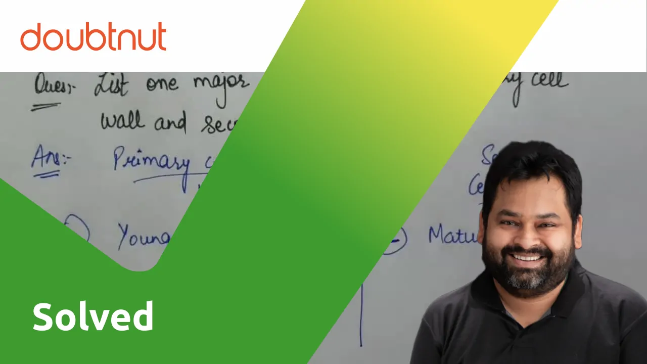  Punjabi List One Major Difference Between Primary Cell Wall And Seco
