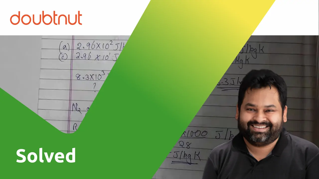 Universal gas constant R=8.3xx10^3J/kmol K. The gas constant of one kg