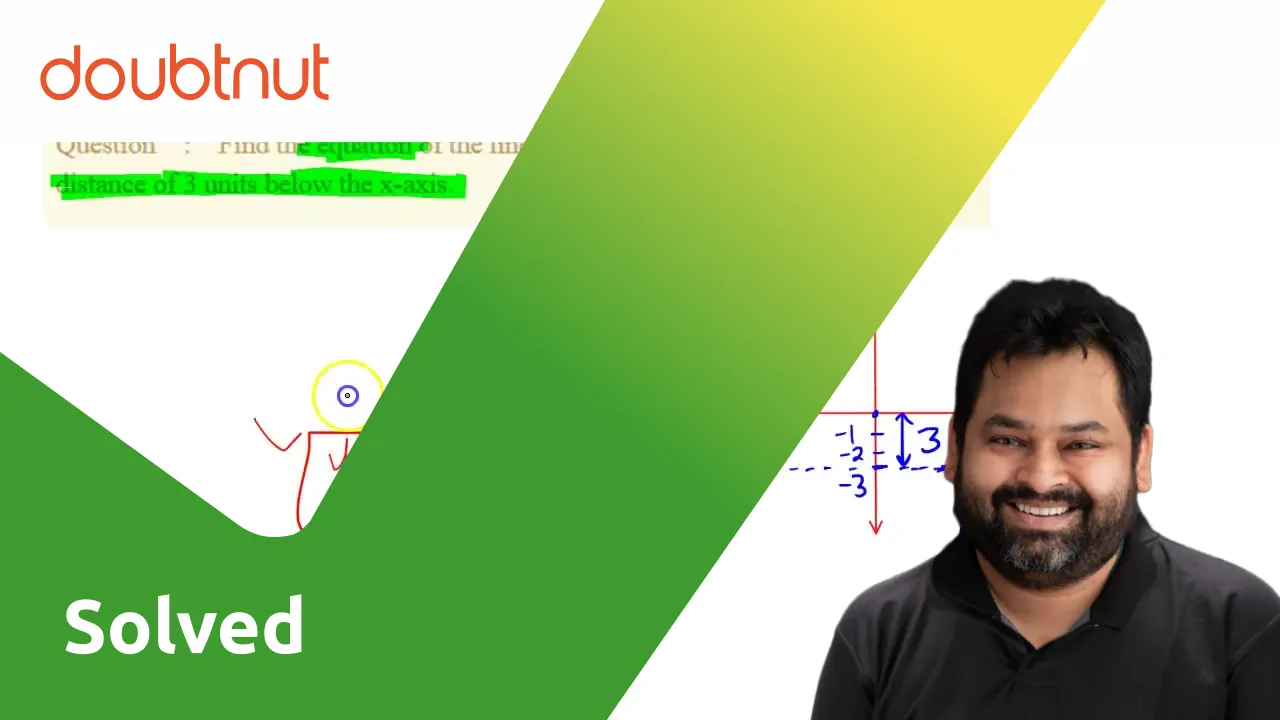 find-the-equation-of-the-line-which-is-parallel-to-x-axis-and-at-a-dis