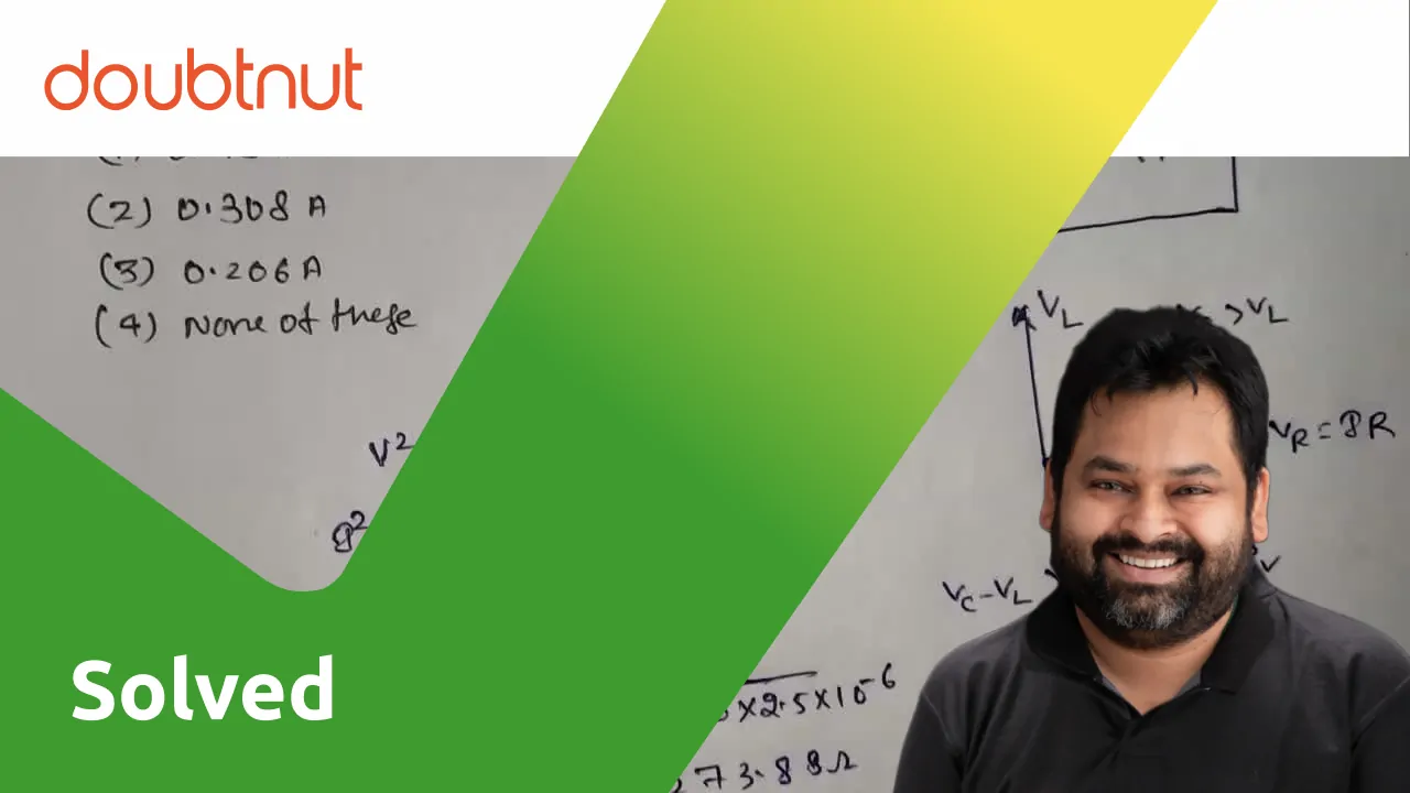 A choke coil having a resistance of 10Omega and inductance of 0.5 H is