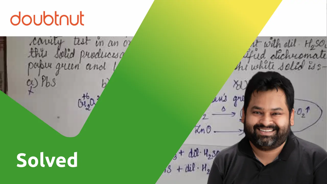 A white solid forms Rinmann's greenn in the charcoal cavity test in an