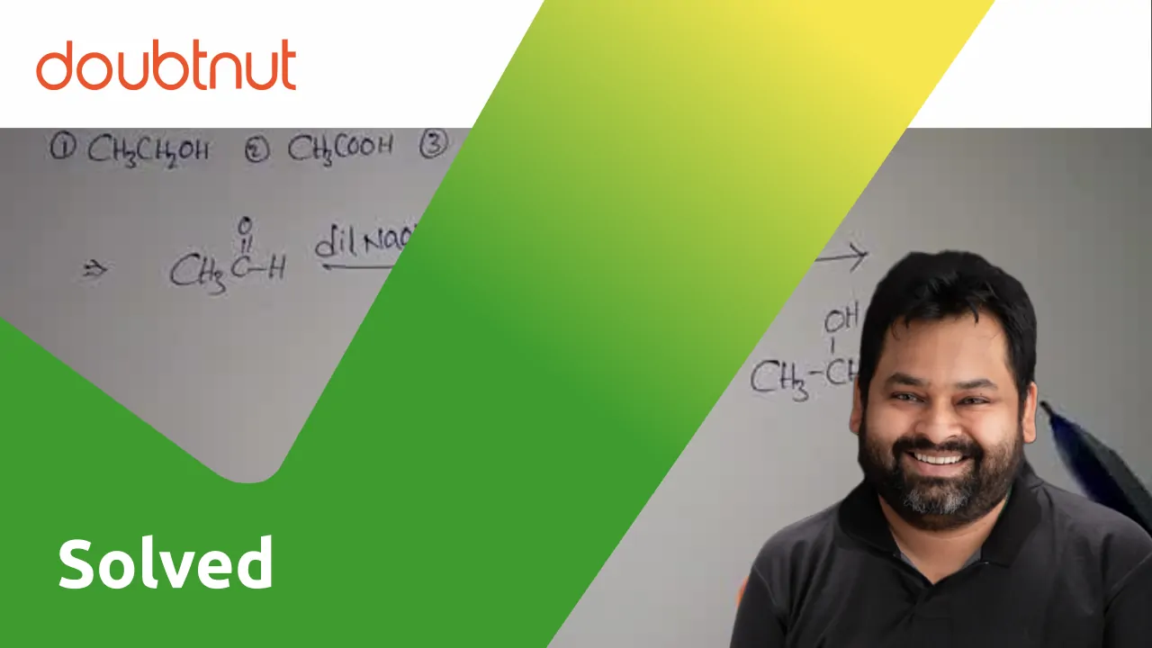 [Telugu] Acetaldehyde when treated with dilute NaOH gives