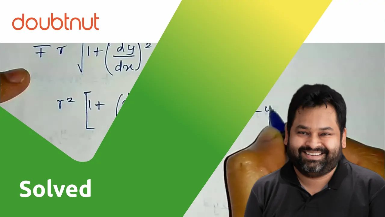 [Tamil] Form the differential equation of all straight lines touching