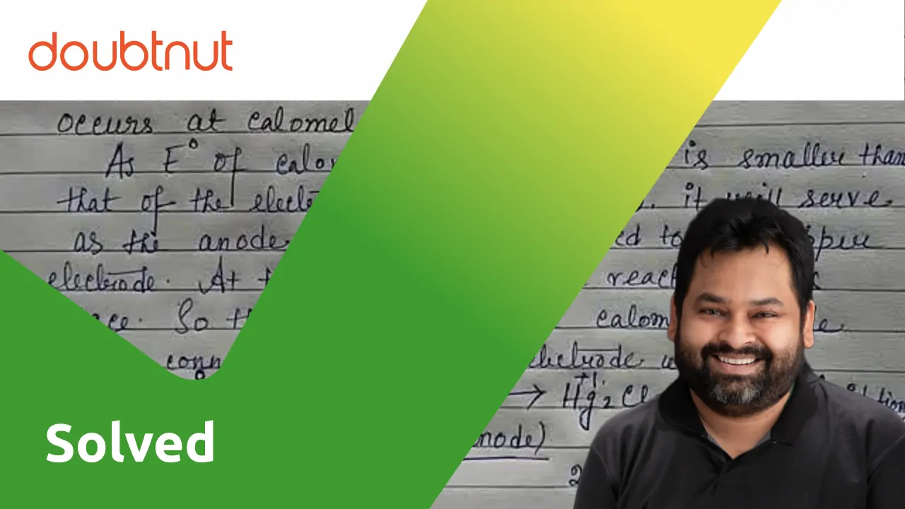 [Bengali] Calomel electrode is represented as Hg(l)Hg(2)Cl(2)(s)H