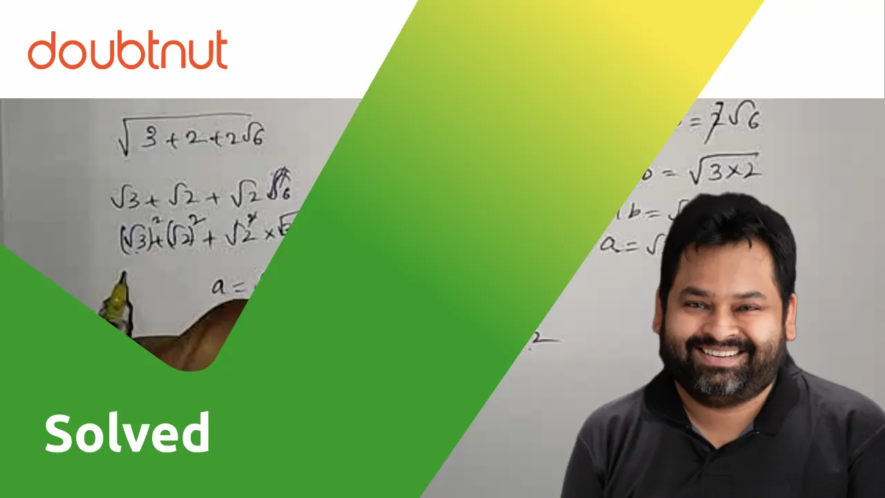  Telugu Find The Square Root Of 5 2sqrt6