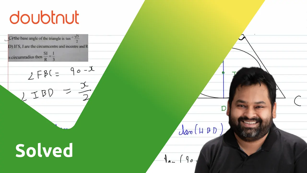 If the orthocenter of an isosceles triangle lies on the incircle of th
