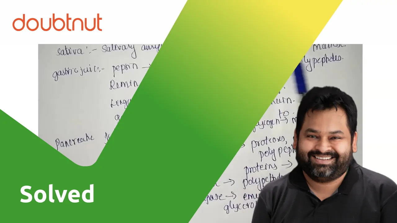 [Kannada Solution] Name the enzymes present in saliva, gastric juice a