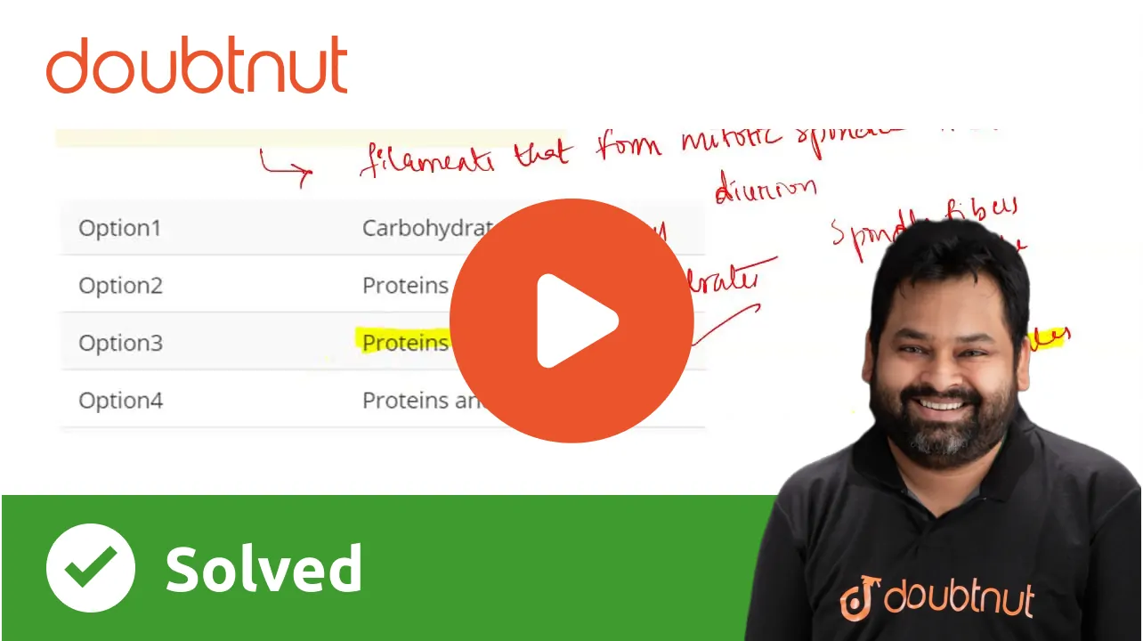 [Telugu Solution] Spindle fibres are chemically