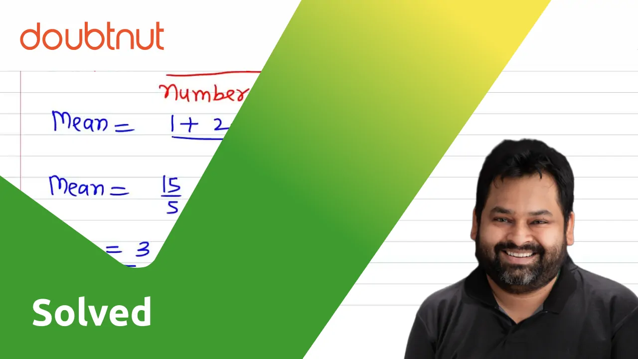 Find The Mean Of First Five Natural Numbers