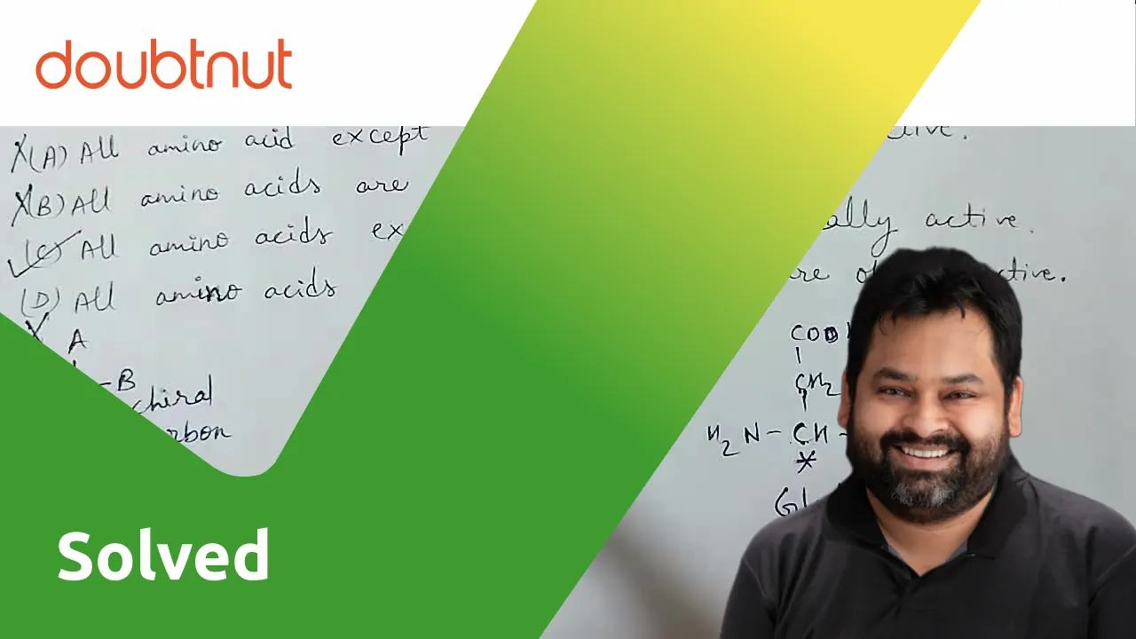 All amino acids except glycine are optically active.