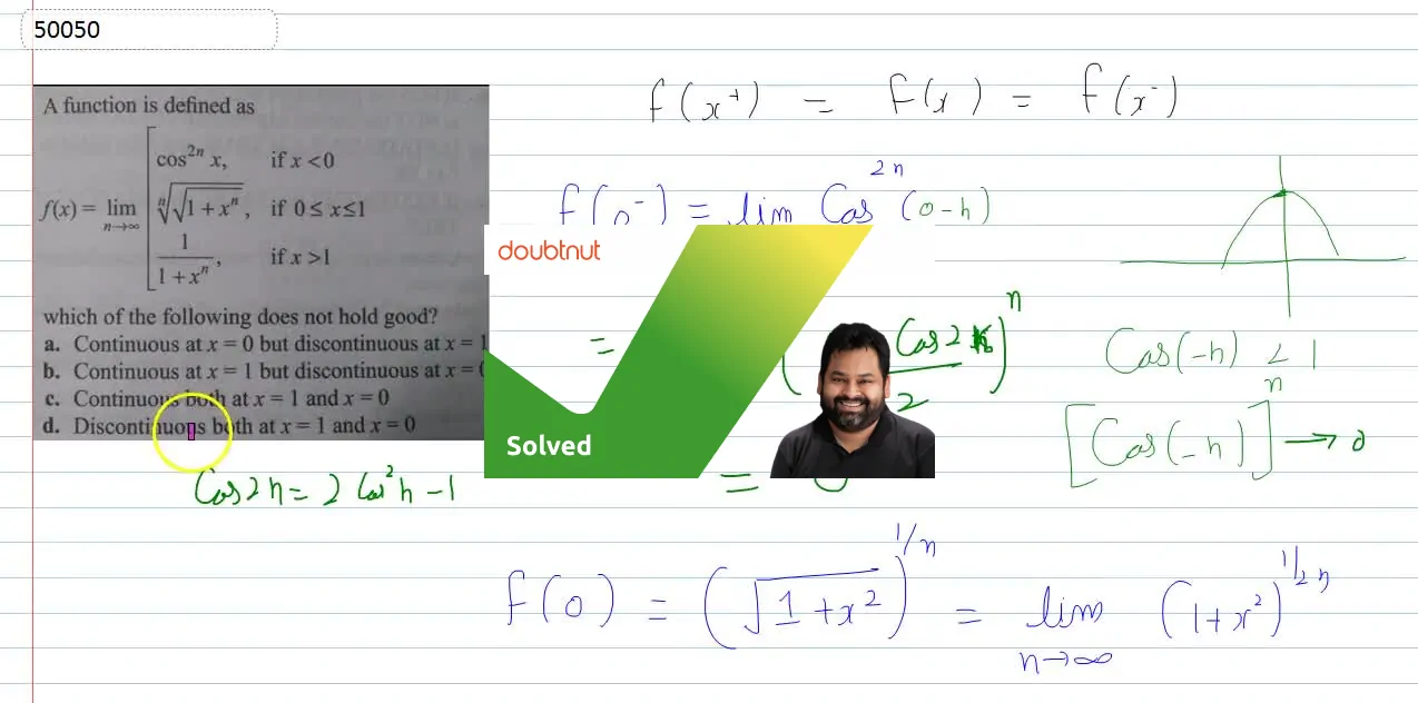 a-function-is-defined-as-f-x-lim-x-oo-cos-2n-x-if-x