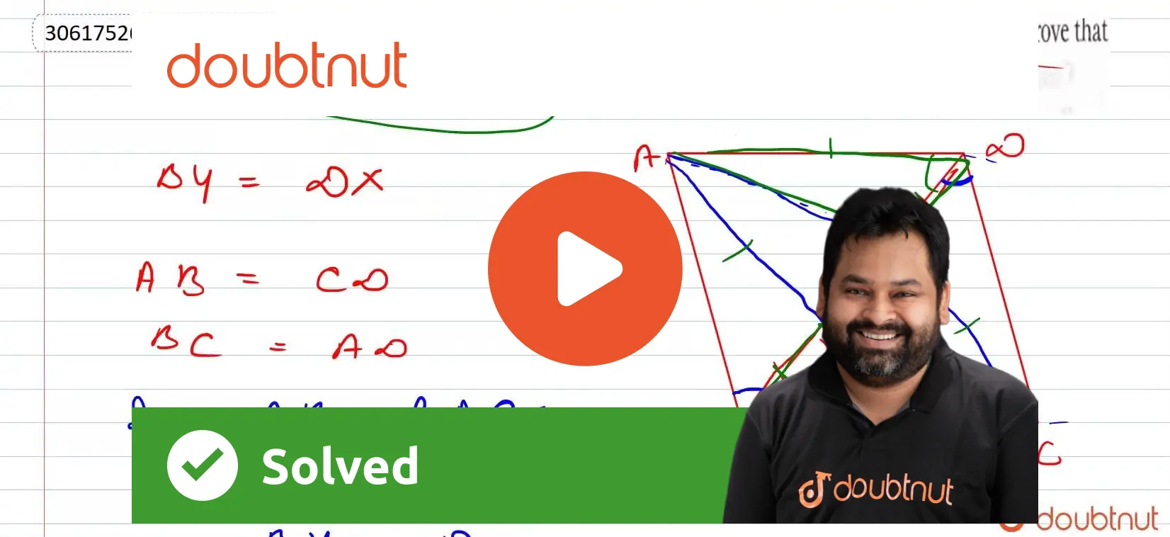 Two points X and Y lie on the diagonal BD of a parallelogram ABCD such