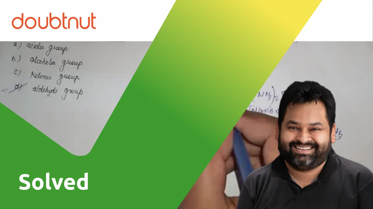 Glucose gives silver mirror test with Tollen's reagent. It shows the p