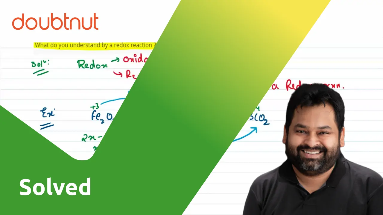 what-do-you-understand-by-a-redox-reaction-give-an-example