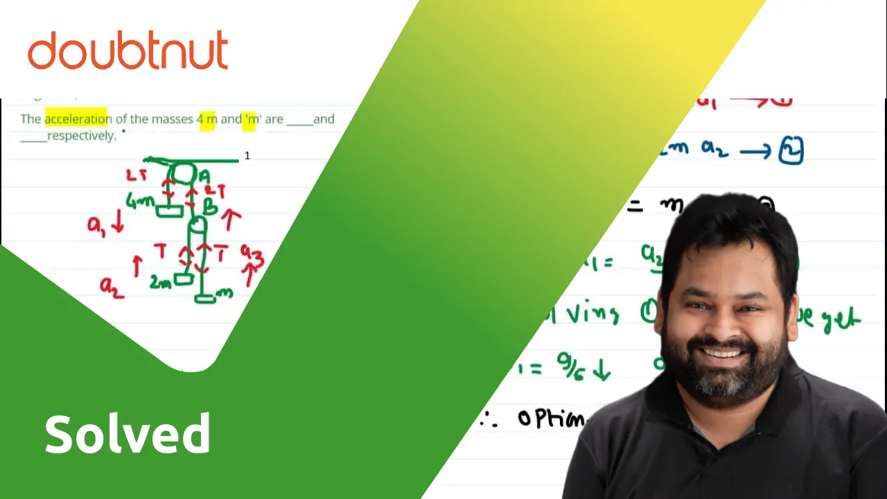 [Telugu] In the adjacent figure, pulley 'A' is fixed and 'B' is movabl