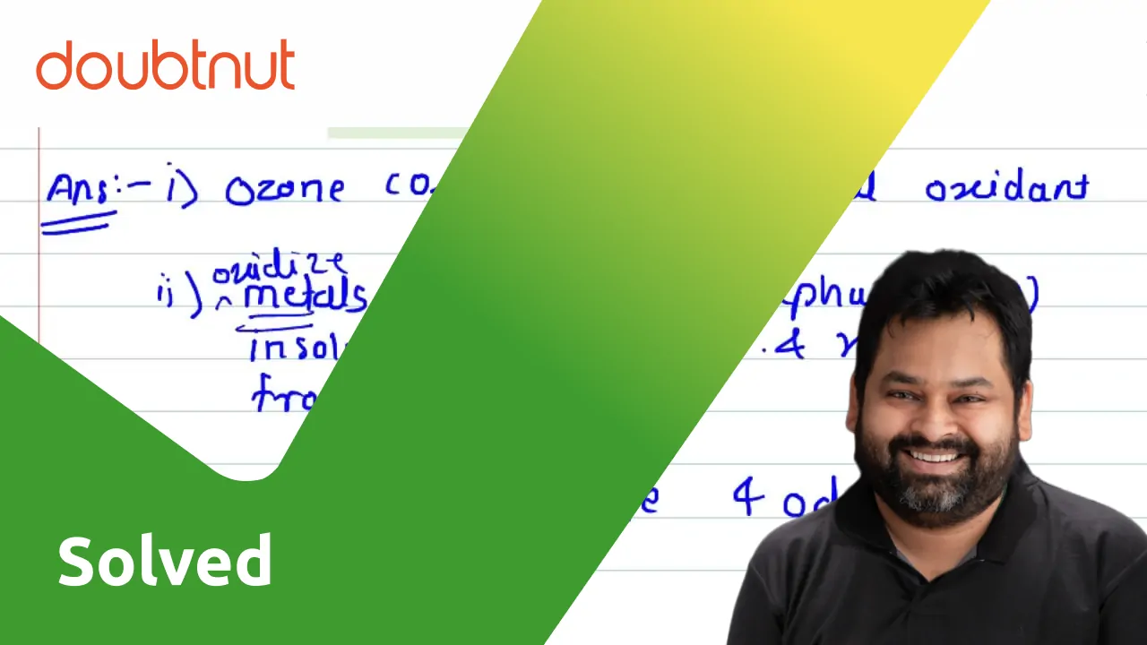 [Marathi] Which is the oxidant used for purification of drinking water