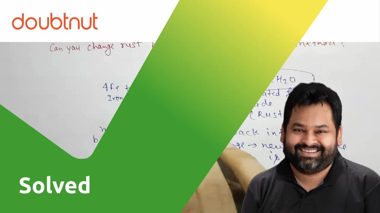 Can you change rust back into iron by some simple method