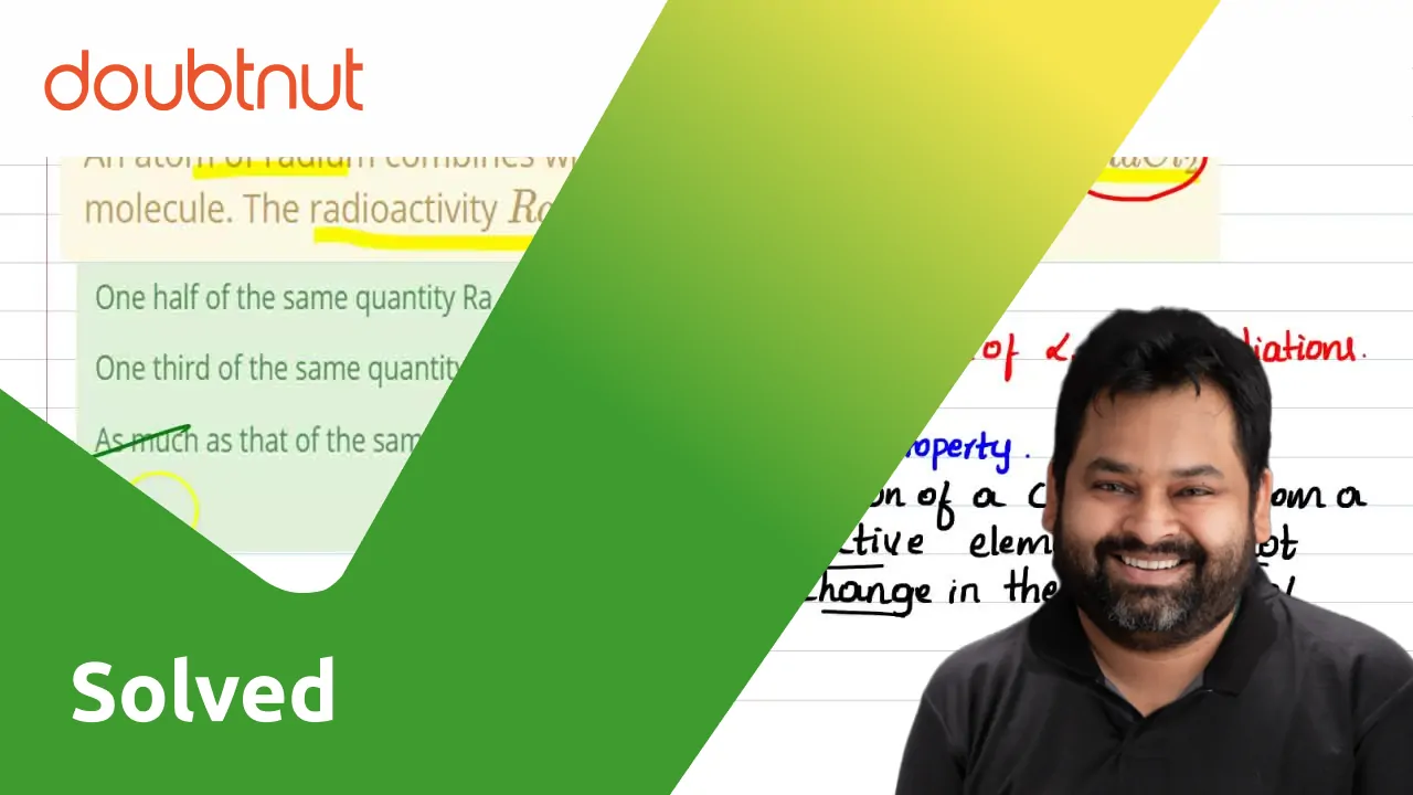 [Kannada] An atom of radium combines with two atoms of chlorine to for