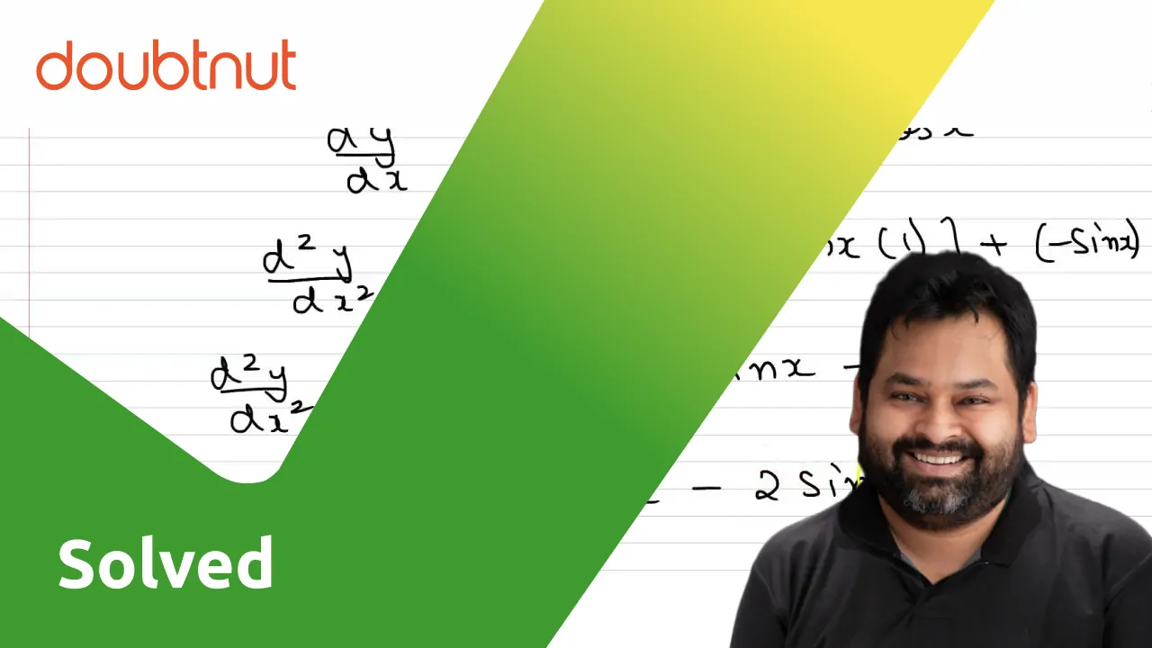 punjabi-find-the-second-order-derivative-of-x-cos-x