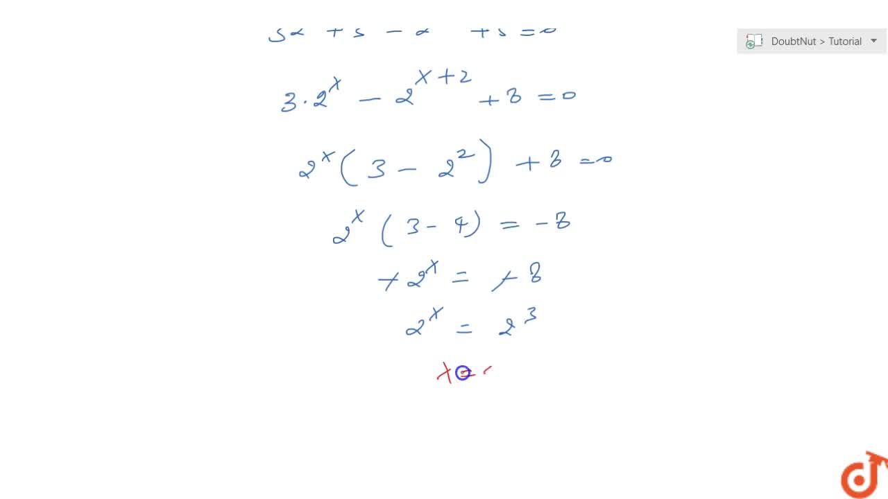 Solve The Equation 3 2 X 1 2 X 2 5 0