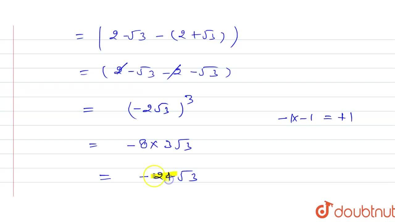 If X 2 Sqrt 3 Find The Value Of X 1 X 3