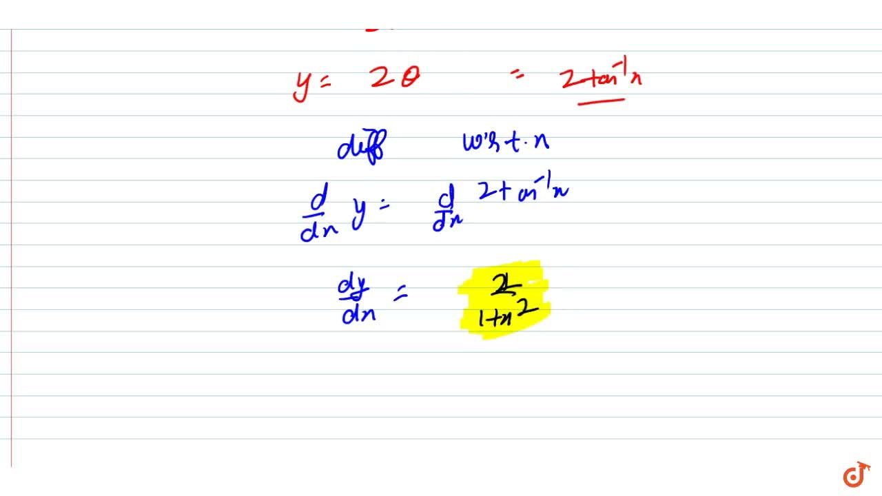 Find Dy Dx In The Following Y Sin 1 2x 1 X 2