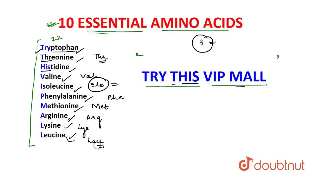Essential Amino Acids Mnemonic Essential Amino Acids Mnemonic