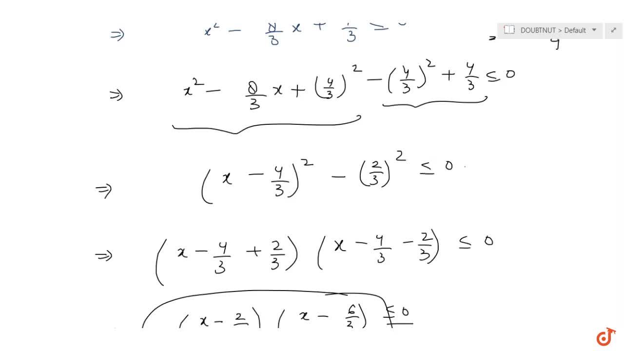 If X Y Z Are Real Such That X Y Z 4 X 2 Y 2 Z 2 6 Then X In 1 1 1 2 0 2 3 2 3 4 2 3 2