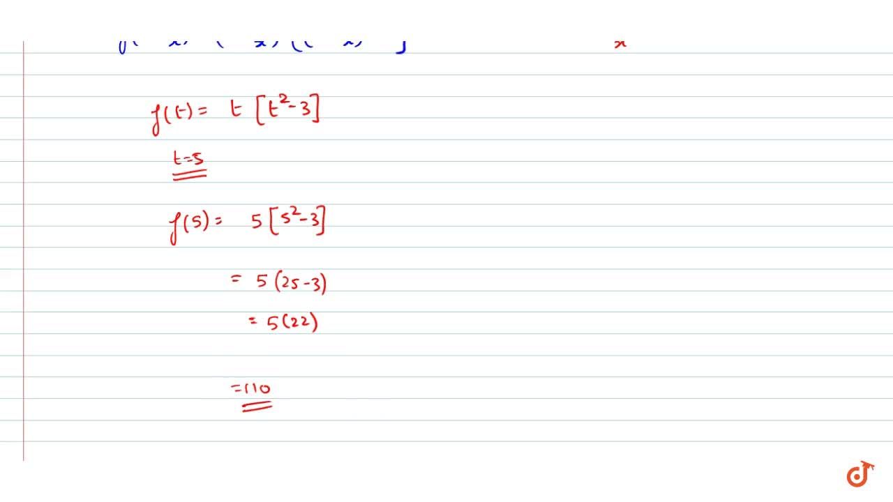 If F X 1 X X 3 X 3 Then F 5 Must Be Equal To