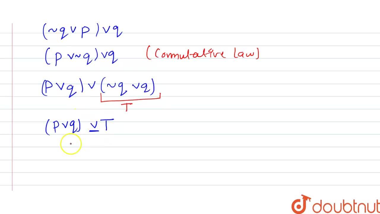 Without Using Truth Table Prove That Pvvq P Toq Is A Tautology