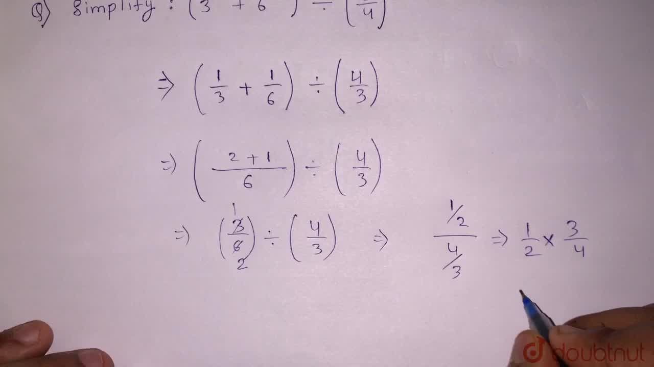 Simplify 3 1 6 1 3 4 1