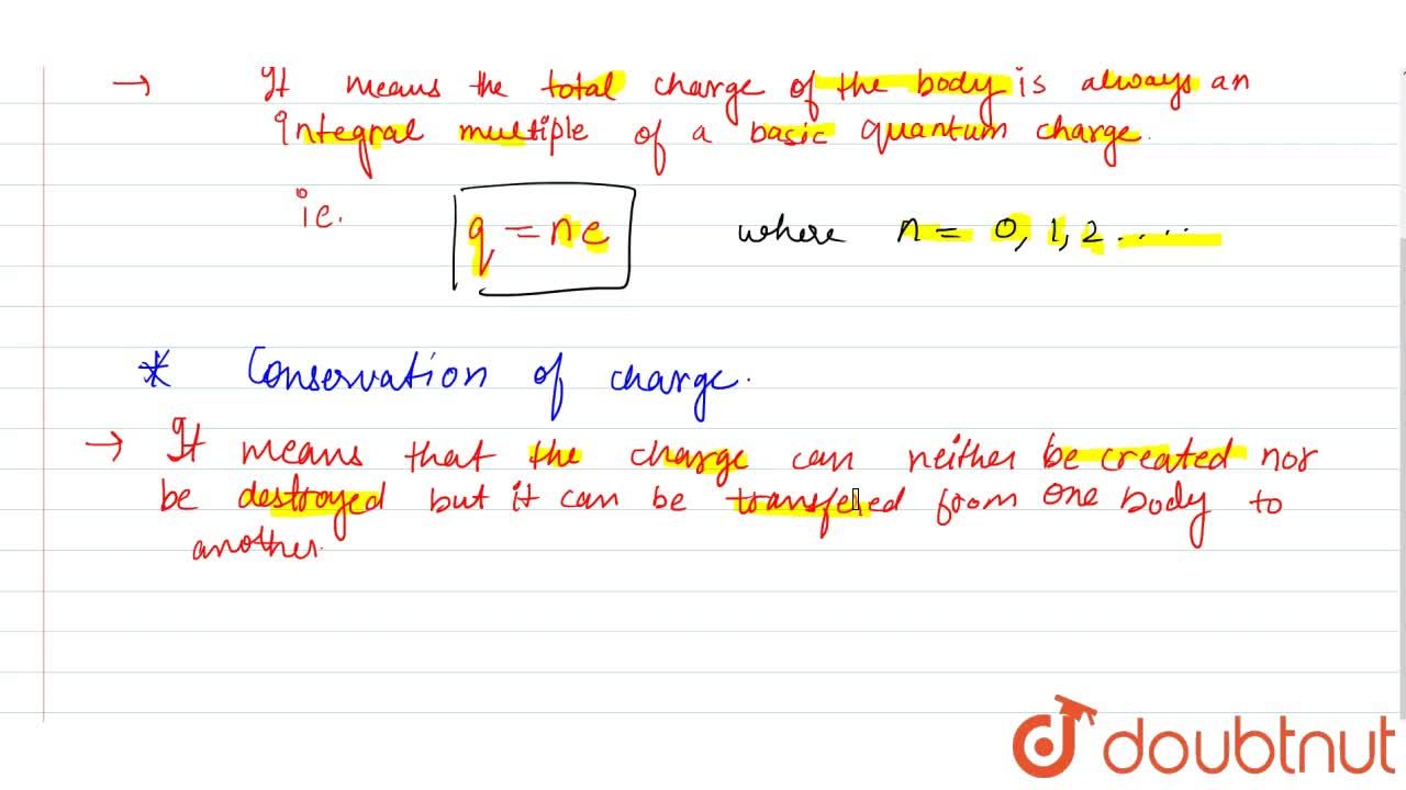 properties of electric charge class 12