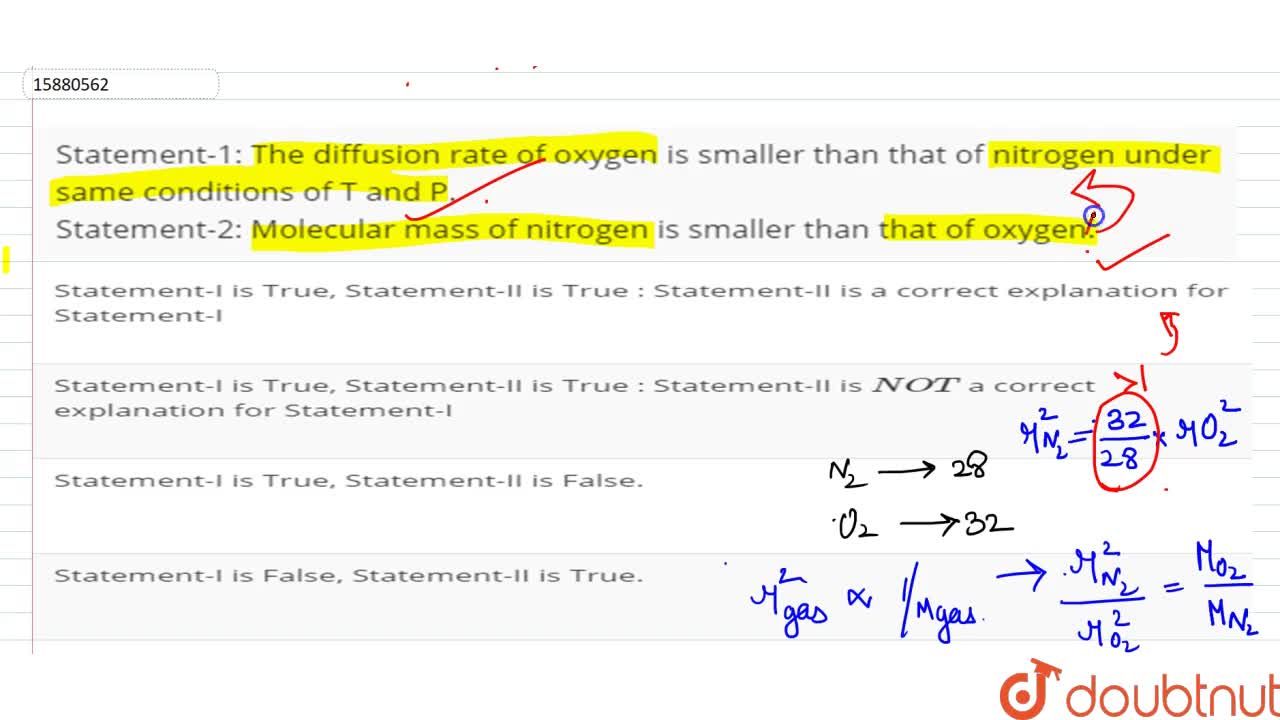 Statement-I Is True, Statement-Ii Is True : Statement-Ii Is A Correct  Explanation For Statement-I Statement-I Is True, Statement-Ii Is True : Statement-Ii Is A Correct  Explanation For Statement-I
