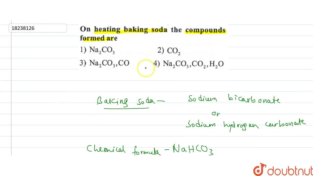 Baking soda formula