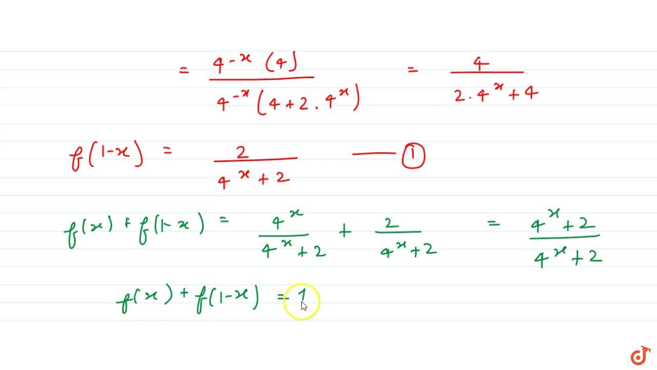 If F X 4 X 4 X 2 Then F X F 1 X Is Equal To