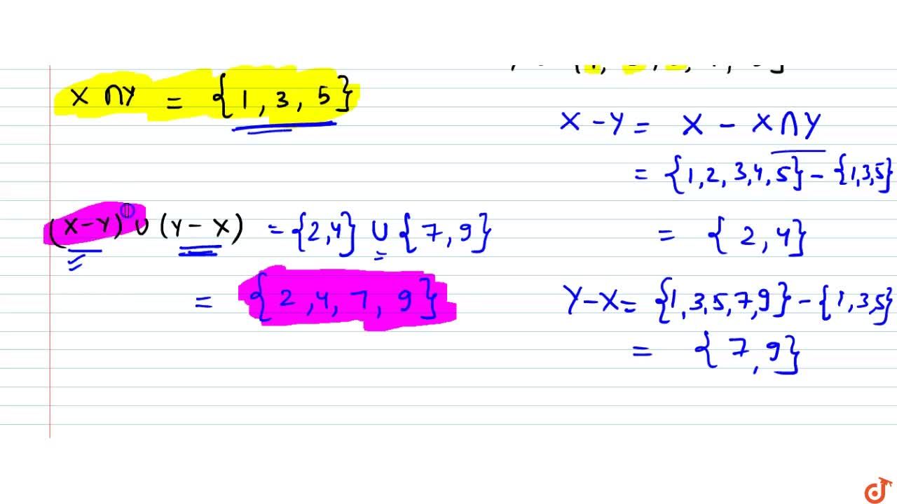 If X 1 2 3 4 5 Y 1 3 5 7 9 Then Find The Value Of ny And X Y Uu Y X