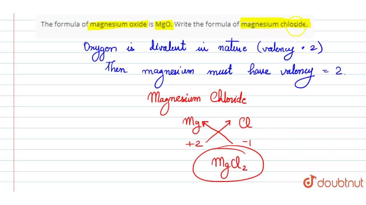 Formula magnesium hydroxide